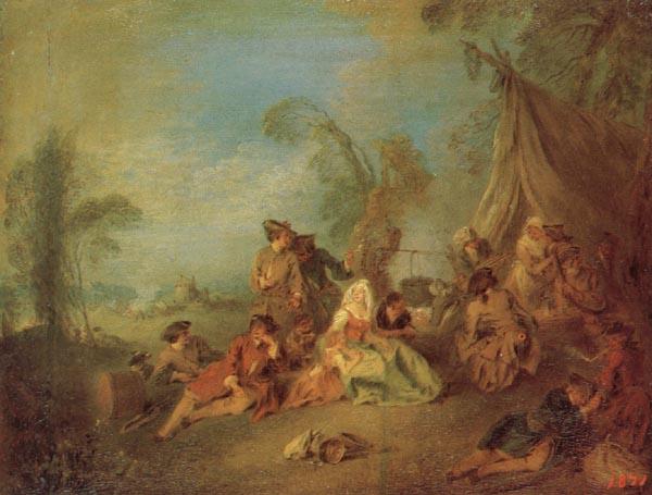 Pater, Jean-Baptiste Soldiers'Etape Germany oil painting art